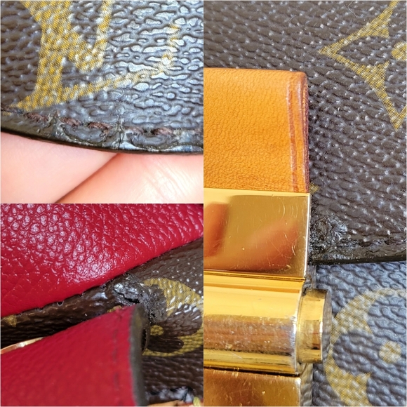 💕Beautiful DISCONTINUED Tote Bag LOUIS VUITTON Olympe MM Monogram MAGENTA - Picture 14 of 16